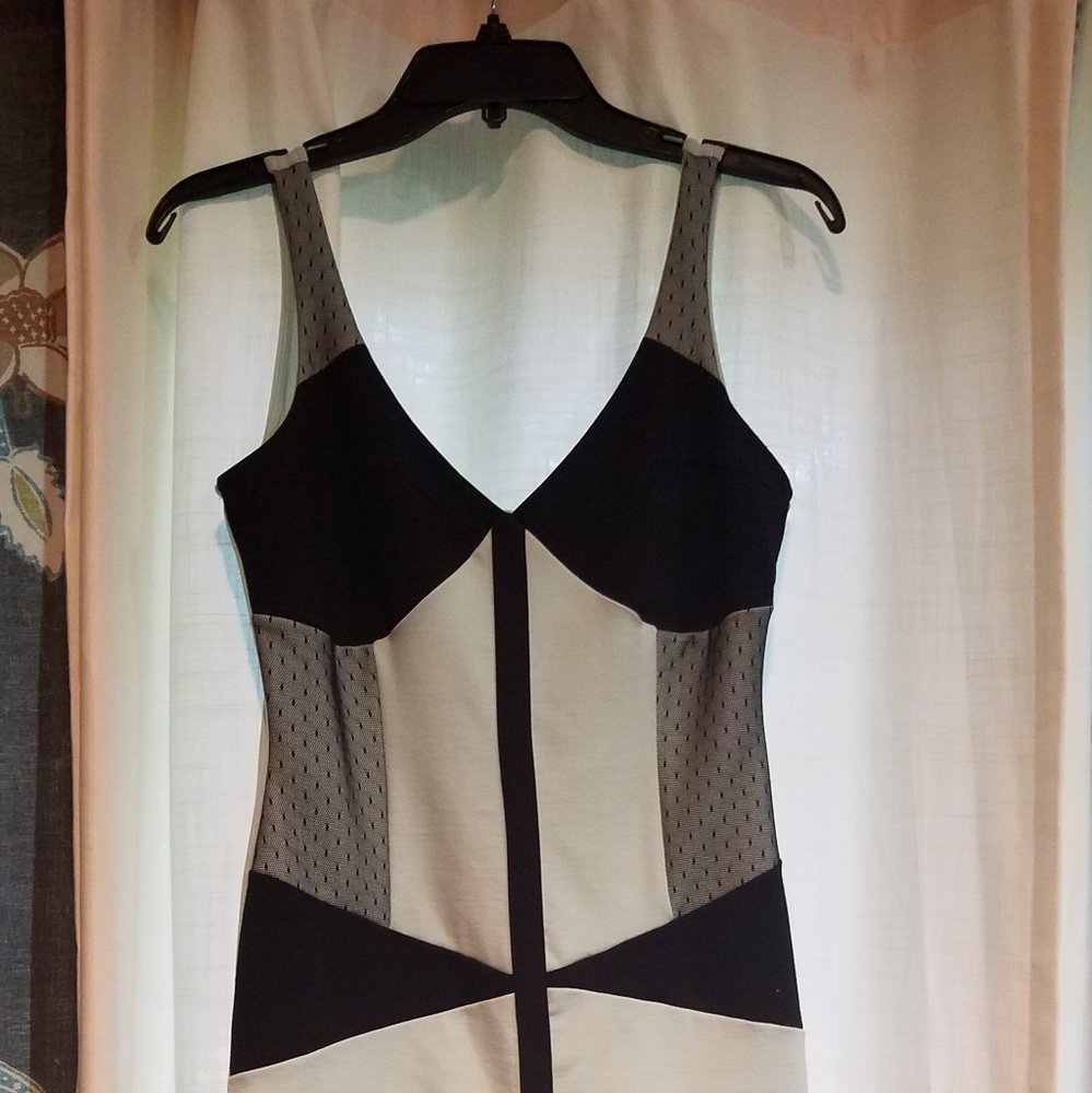 Crochet Overlay Tank Dress